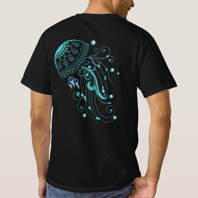 Coola Jellyfish Graphic T Shirt (Baksida)