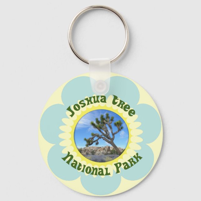 Coola Joshua Träd Keychain! Nyckelring (Framsida)