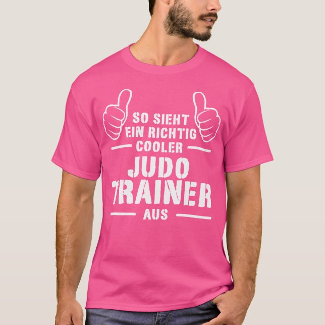 Coola Judo Trainer Coach Best Judo Trainer T Shirt (Framsida)