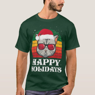 Coola Jul Cat Glad helg T Shirt