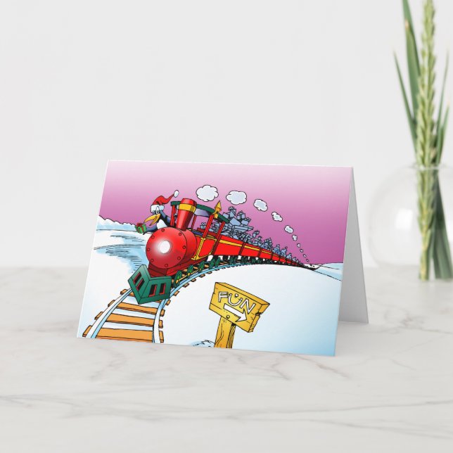 Coola jul helgkort (Framsida)