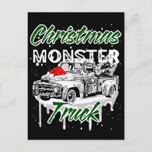 Coola julmunster Lastbil Vykort