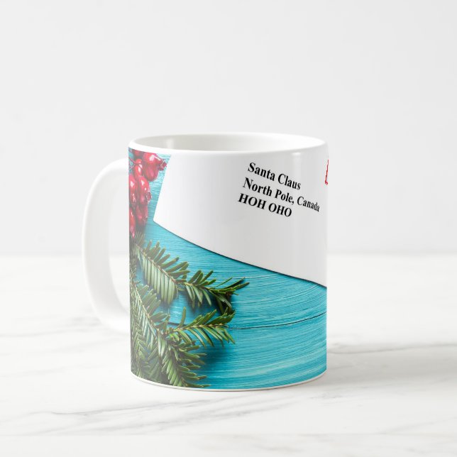 Coola Jultomten Brev Kaffemugg (Framsida vänster)