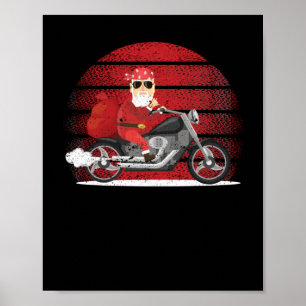 Coola Jultomten Funny julriding Poster