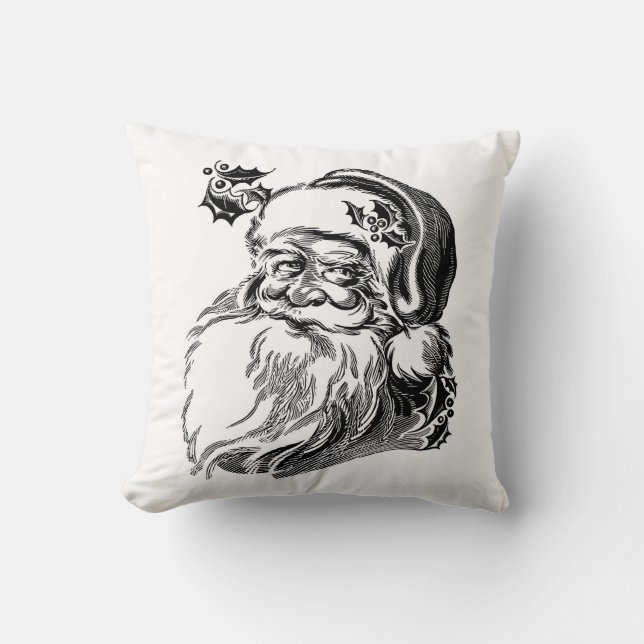 Coola Jultomten Head Sketch Kudde (Framsida)