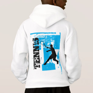 Coola Junior tennis player pullover hoodie för bar T Shirt
