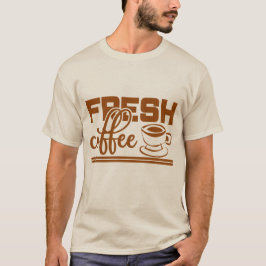 coola kaffebryggare ord art t shirt