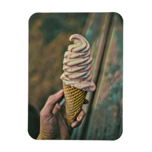 Coola kall frysa glass magnet