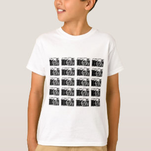 Coola Kamera mönster T Shirt