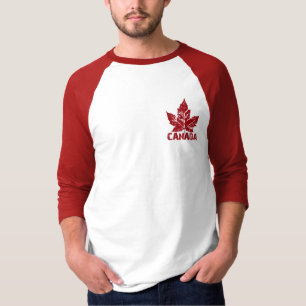 Coola Kanada Jersey Retro Maple Löv Souvenir T Shirt