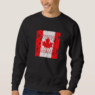 Coola Kanada Kanadensiska Flagga Maple Löv Kanada Lång Ärmad Tröja
