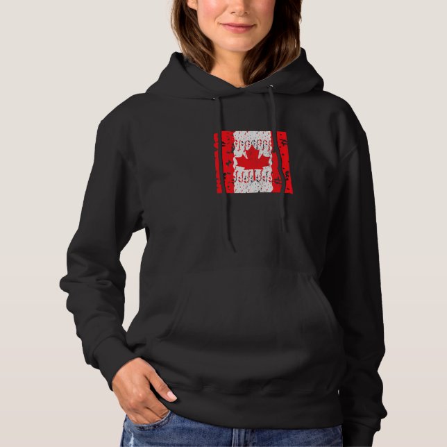 Coola Kanada Kanadensiska Flagga Maple Löv Kanada  T Shirt (Framsida)