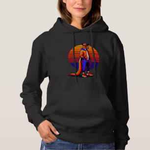 Coola Kangaroo Modern Urban Stil Sunset Retro Art T Shirt