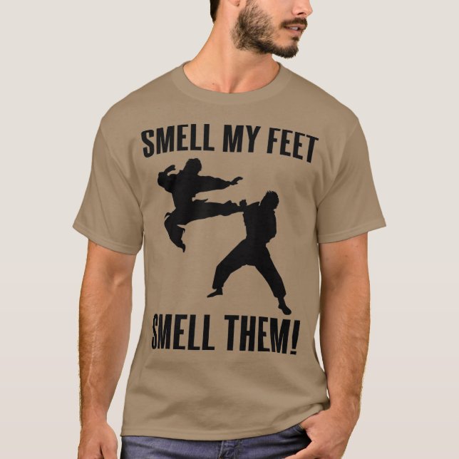Coola Karate Gift for Boys Girls Funny Smell My T Shirt (Framsida)