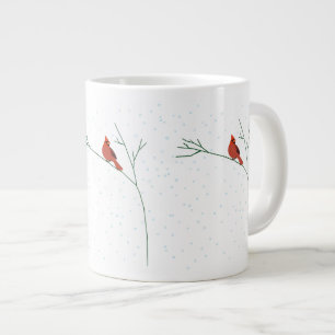 Coola kardinalnatt jumbo mugg