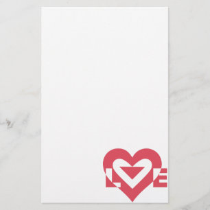 Coola Kärlek Graphic, Cherry Rosa Brevpapper