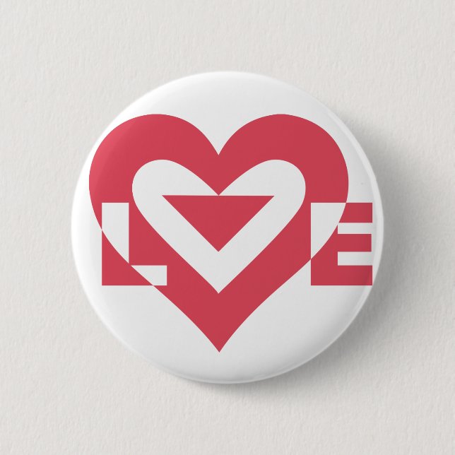 Coola Kärlek Graphic, Cherry Rosa Knapp (Framsida)