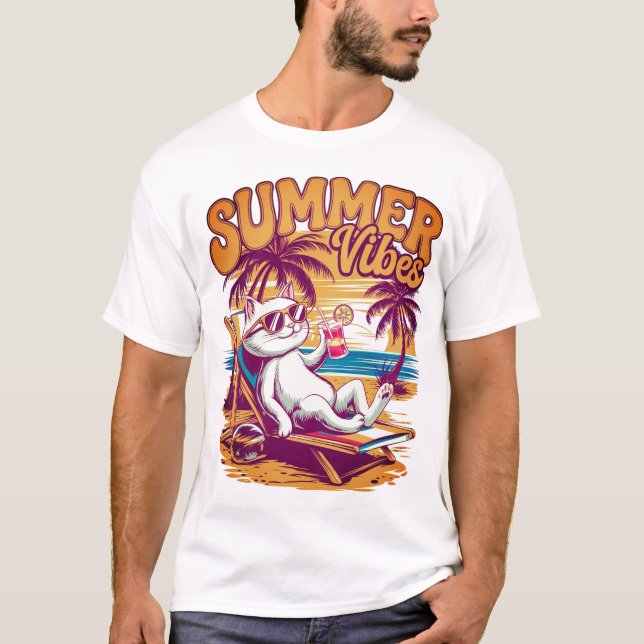 Coola Kat sommaruppehåll T Shirt (Framsida)