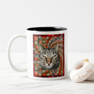 Coola Katt - DU GÖR DET! Två-Tonad Mugg