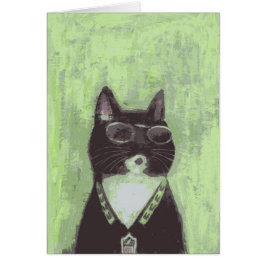 Coola Katt Hälsningskort