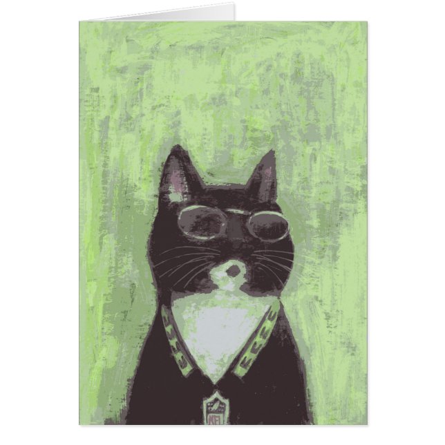 Coola Katt Hälsningskort (Framsidan)