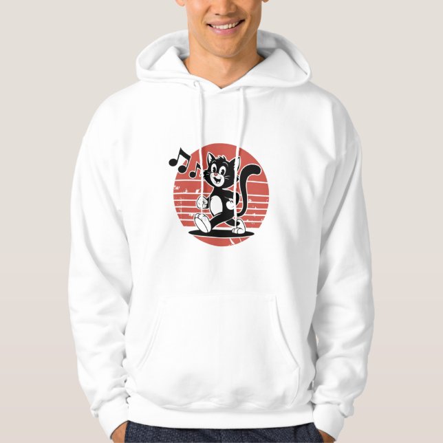 Coola Katt Hoodie (Framsida)