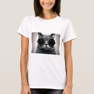 coola katt kool kat med solglasögon tee shirt