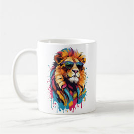 Coola Katt: Lejona kaffet Mugg