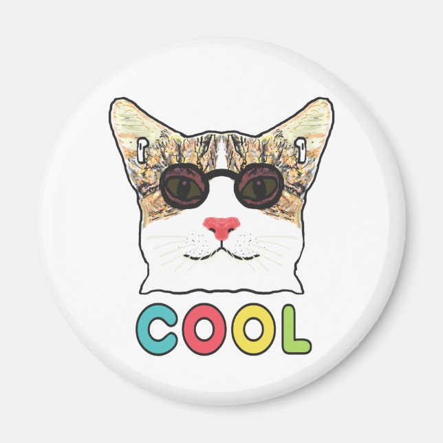 Coola Katt Magnet (Framsidan)
