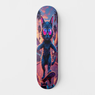 Coola Katt på Hjul Edition 1 Mini Skateboard Bräda 18,5 Cm