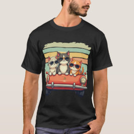 Coola Katt på resande fot: Retro Vibes i Stil T Shirt