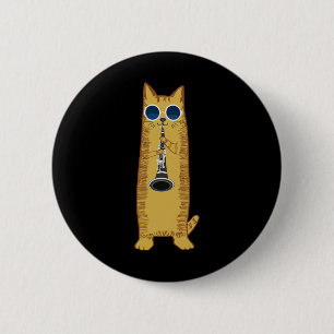 Coola Katt som spelar upp Clarinet Design Hippy Hi Knapp