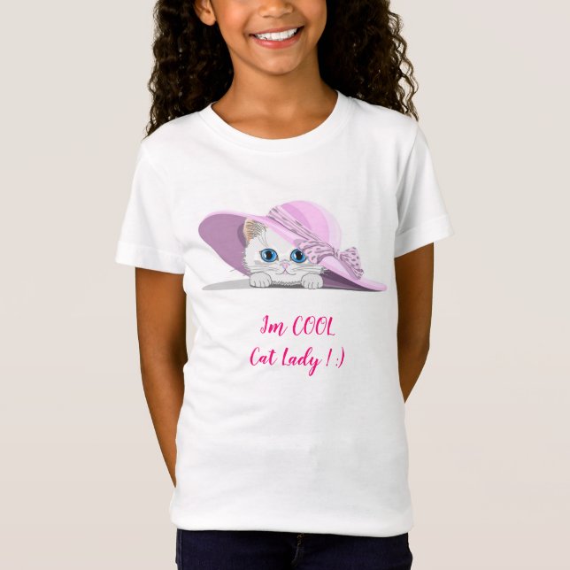 Coola Katt T Shirt (Framsida)