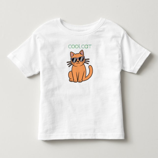Coola Katt T Shirt (Framsida)