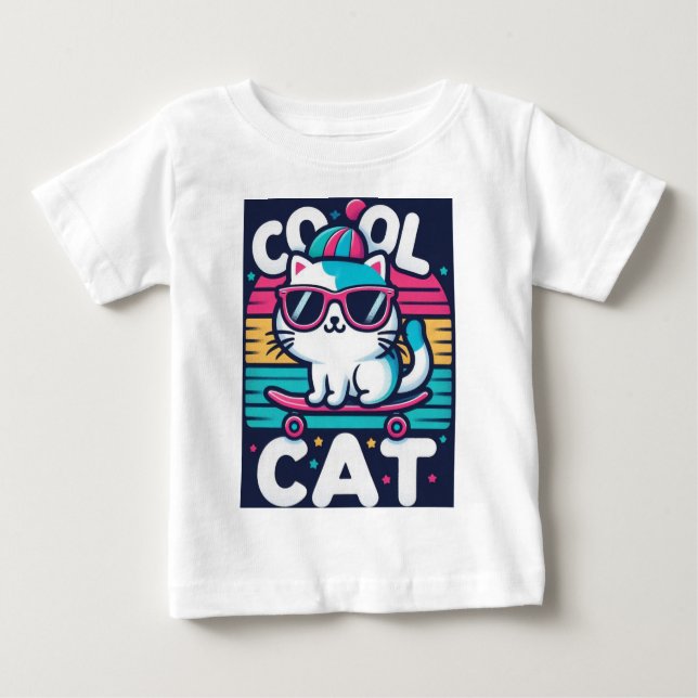 Coola Katt T Shirt (Framsida)