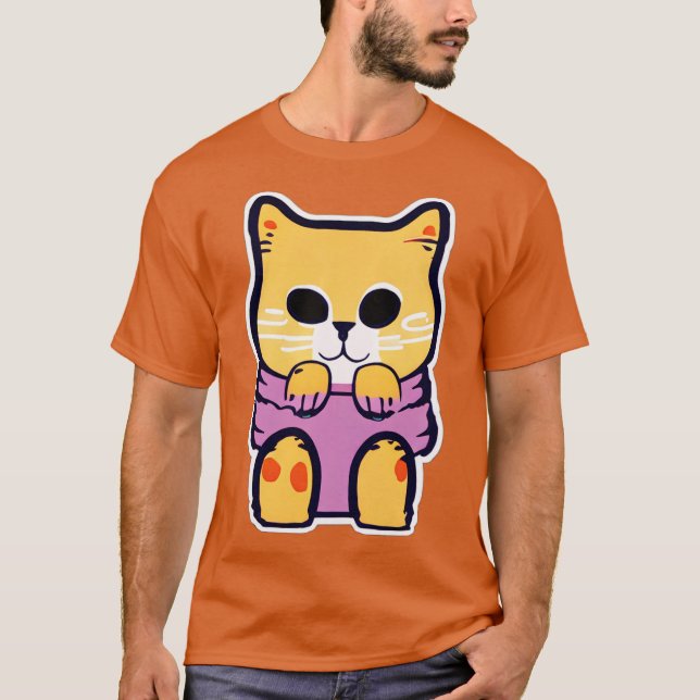 Coola Katt T Shirt (Framsida)