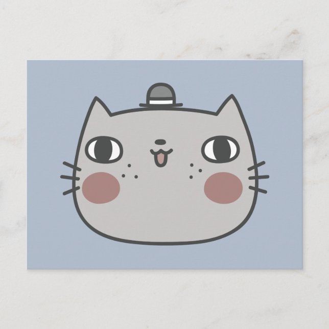 Coola Katt Vykort (Framsida)