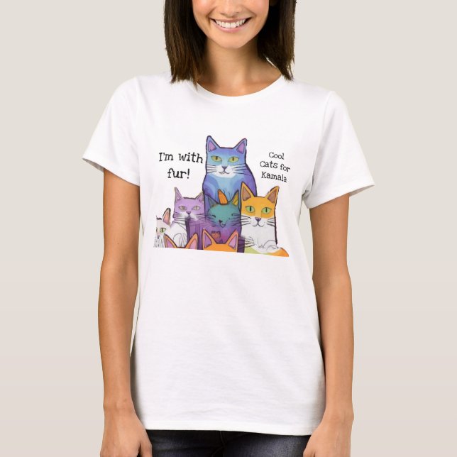 Coola katter för Kamala T Shirt (Framsida)