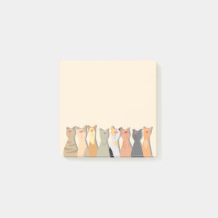 Coola katter post-it block