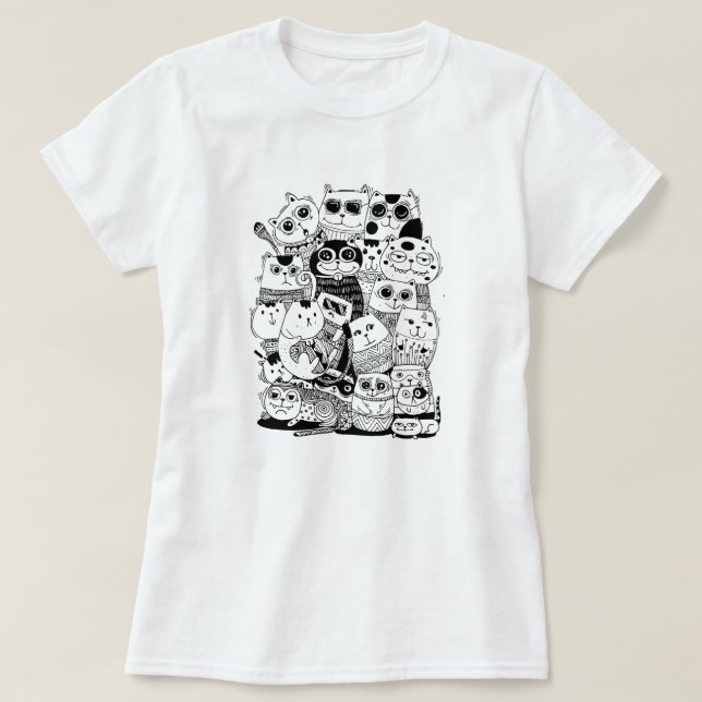 Coola Katter T-Shirt (Design framsida)