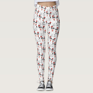 Coola katters glada jul leggings