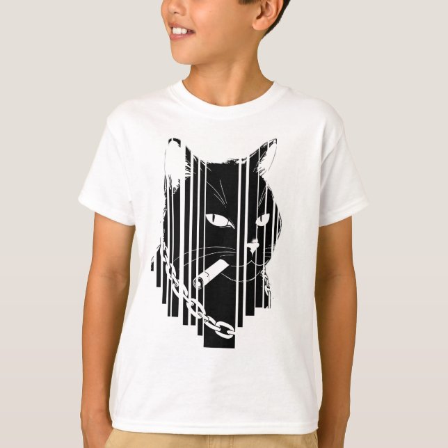 Coola - kattgrafik - design Bild T Shirt (Framsida)