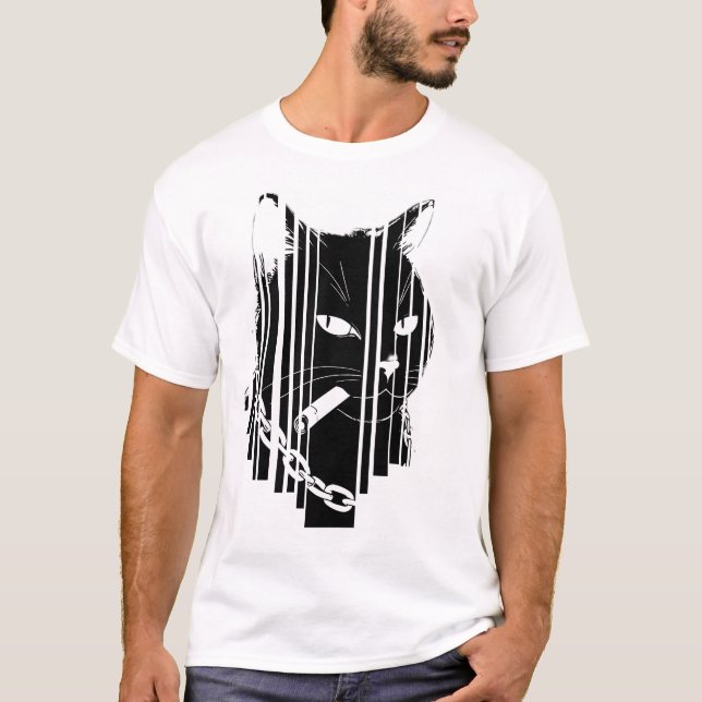 Coola - kattgrafik - design Bild T Shirt (Framsida)