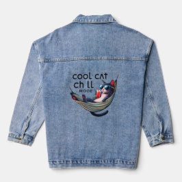 Coola-kattkylläge Denim Jacka