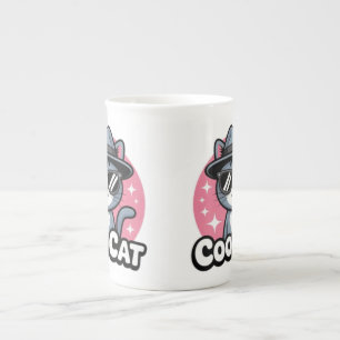 Coola Kattvibbar Benporslin Mugg