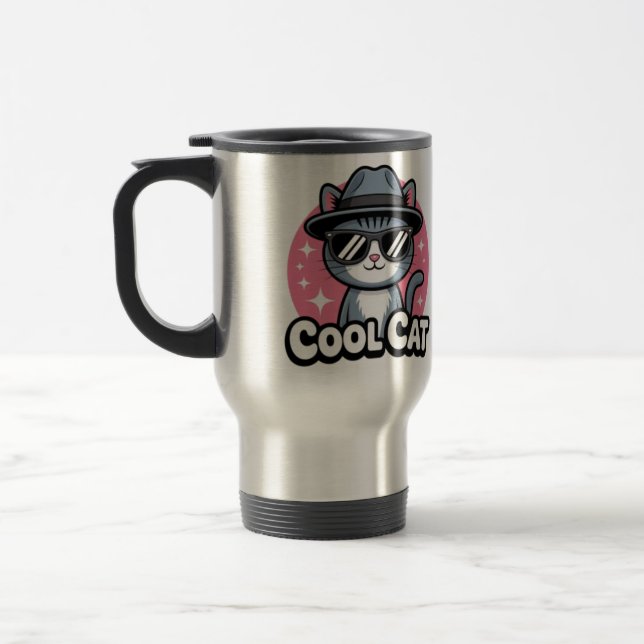 Coola Kattvibbar Resemugg (Vänster)