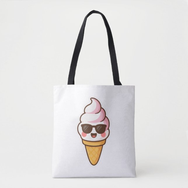 Coola Kawaii Ice Cream Tygkasse (Framsida)