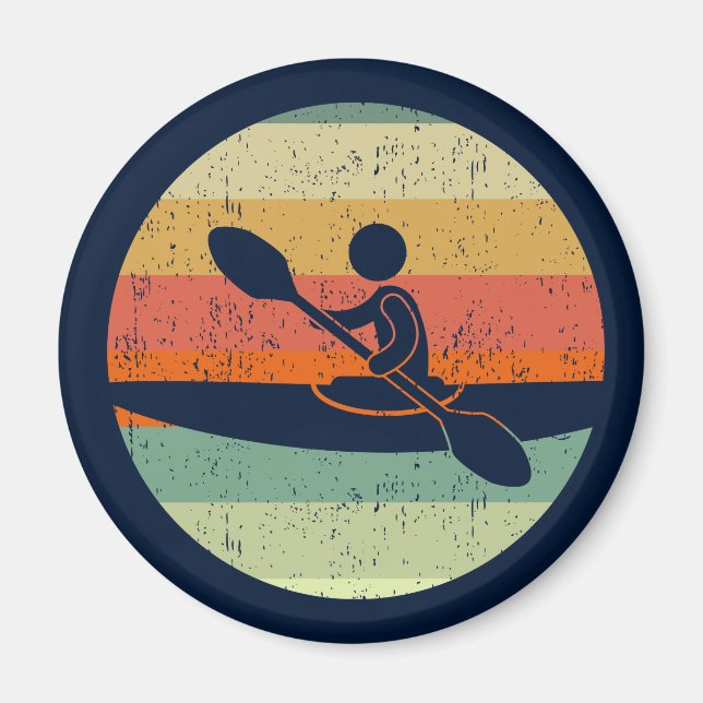 Coola Kayak Sunset Magnet (Framsidan)