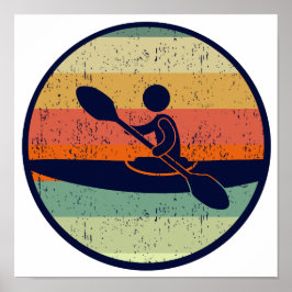 Coola Kayak Sunset Poster