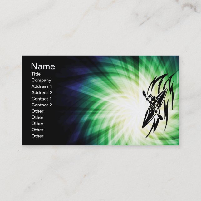 Coola Kayaking Visitkort (Framsida)